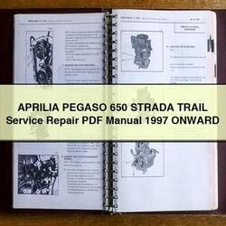 1997 Moto Guzzi Strada Aprilia Pegaso 650 Trail Onward Service Repair Workshop Manual PDF