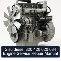 Sisu 634 Series Diesel 320 420 620 Engine Service Repair Workshop Manual PDF