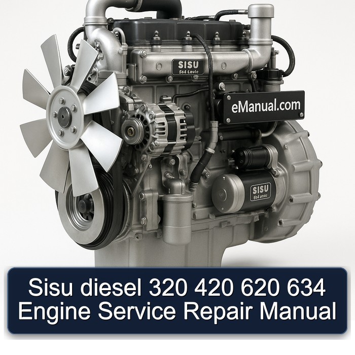 Sisu 634 Series Diesel 320 420 620 Engine Service Repair Workshop Manual PDF