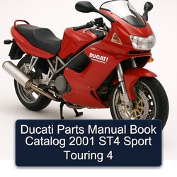 2001 Harley Davidson Touring Ducati Catalog ST4 Sport 4 Parts PDF