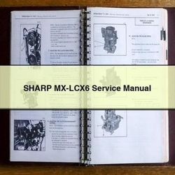 Sharp MX-LCX6 Service Repair Workshop Manual PDF