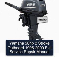 1995-2009 Yamaha 20HP 2 Stroke Outboard Service Repair Workshop Manual PDF