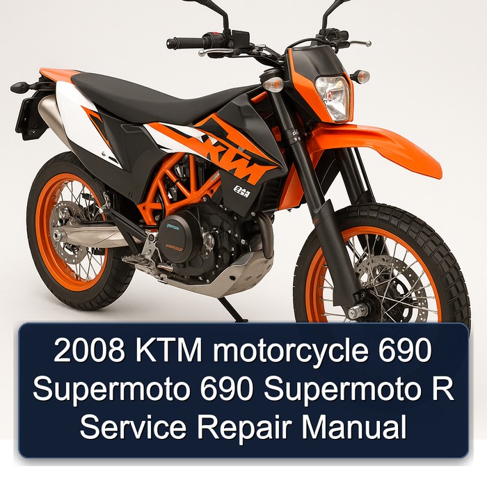 2008 KTM 690 Motorcycle Supermoto R Service Repair Workshop Manual PDF