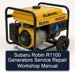 Subaru Robin R1100 Generators Service Repair Workshop Manual PDF