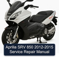 2012-2015 Aprilia SRV 850 Service Repair Workshop Manual PDF