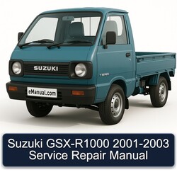 2001-2003 Suzuki GSX Series GSX-R1000 Service Repair Workshop Manual PDF