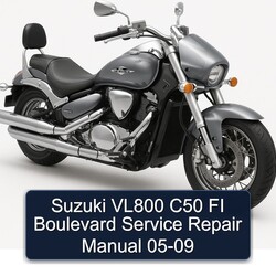 2005-2009 Derbi Boulevard Suzuki VL800 C50 FI Service Repair Workshop Manual PDF