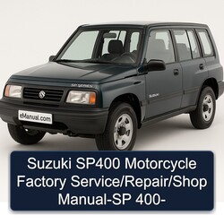 Suzuki SP Series SP400 Motorcycle / /shop -sp 400 Service Repair Workshop Manual PDF
