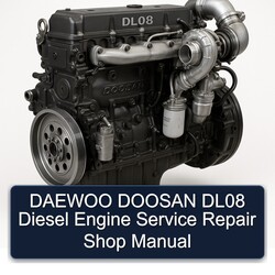 Daewoo Doosan DL08 Diesel Engine Shop Service Repair Workshop Manual PDF