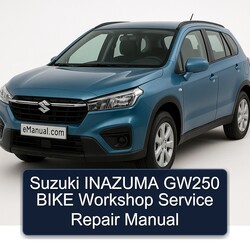 Suzuki GW Models Inazuma GW250 Bike Service Repair Workshop Manual PDF