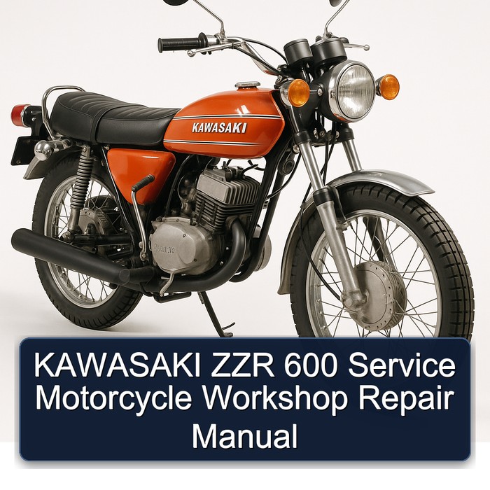 Kawasaki ZZR 600 Motorcycle Service Repair Workshop Manual PDF