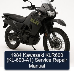 1984 Kawasaki KLR Series KLR600 (KL-600-A1) Service Repair Workshop Manual PDF