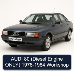 1978-1984 Audi 80 (diesel Engine Only) Service Repair Workshop Manual PDF