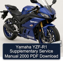 2000 Yamaha YZF Models YZF-R1 Supplementary Service Repair Workshop Manual PDF