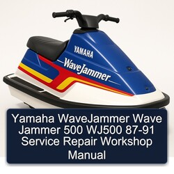 1987-1991 Yamaha Wavejammer Wave Jammer 500 WJ500 Service Repair Workshop Manual PDF