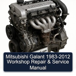 1983-2012 Mitsubishi 6 A Series Galant Service Repair Workshop Manual PDF