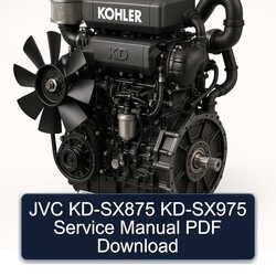 Kohler KD Series JVC KD-SX875 KD-SX975 Service Repair Workshop Manual PDF