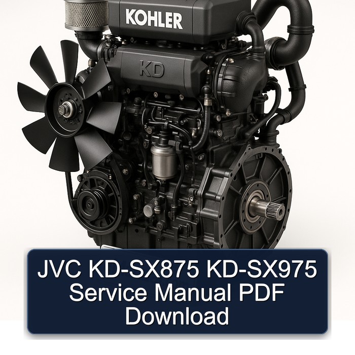 Kohler KD Series JVC KD-SX875 KD-SX975 Service Repair Workshop Manual PDF