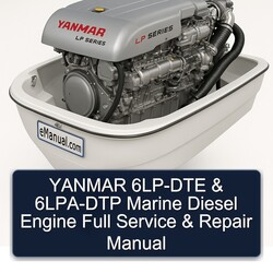 Yanmar 6LP-DTE 6LPA-DTP Marine Diesel Engine Service Repair Workshop Manual PDF
