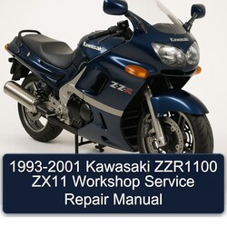 1993-2001 Kawasaki ZZ R Series ZZR1100 ZX11 Service Repair Workshop Manual PDF