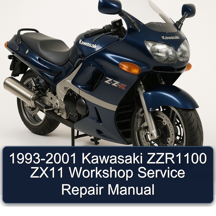 1993-2001 Kawasaki ZZ R Series ZZR1100 ZX11 Service Repair Workshop Manual PDF