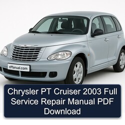 2003 Chrysler PT Cruiser Service Repair Workshop Manual PDF