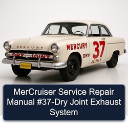 Mercruiser 37-dry Joint Exhaust System Service Repair Workshop Manual PDF