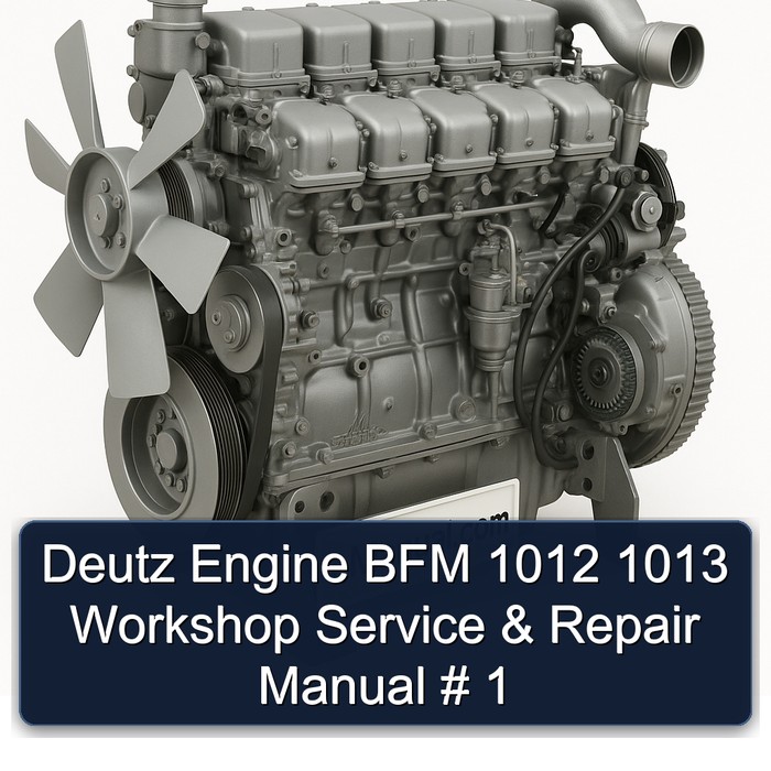 Deutz 1012 Engine BFM 1013 Service Repair Workshop Manual PDF