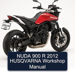 2012 Husqvarna Nuda Models 900 R Service Repair Workshop Manual PDF
