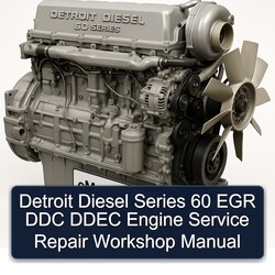 Detroit Diesel 60 Series EGR DDC Ddec Engine Service Repair Workshop Manual PDF