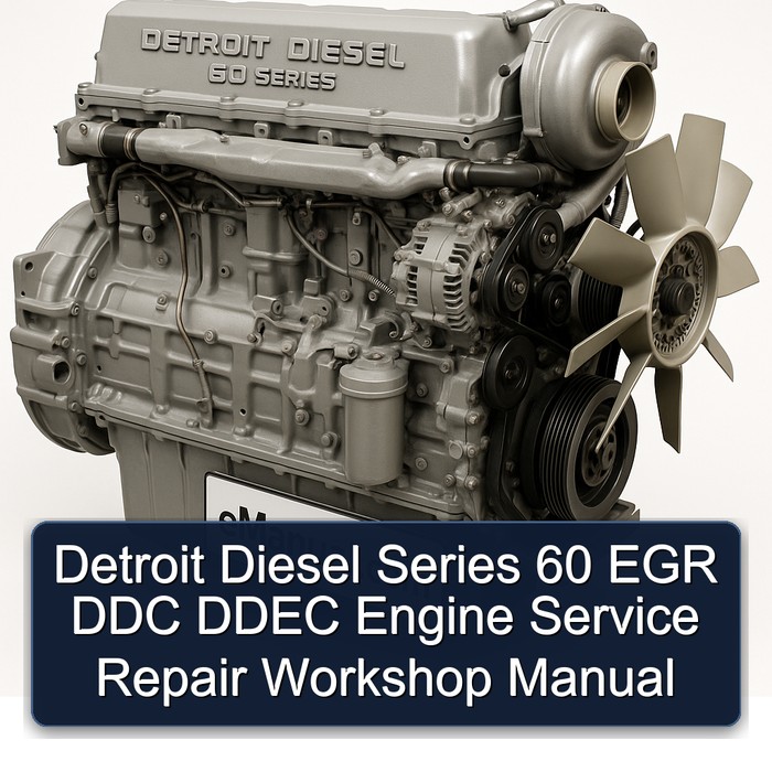 Detroit Diesel 60 Series EGR DDC Ddec Engine Service Repair Workshop Manual PDF