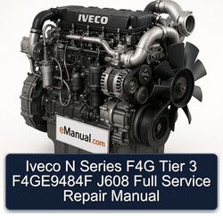 Isuzu N Series Iveco F4G Tier 3 F4ge9484f J608 Service Repair Workshop Manual PDF