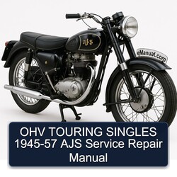 Ajs Singles OHV Touring 1945-57 Service Repair Workshop Manual PDF