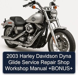 2003 Harley Davidson Model 125 Dyna Glide Shop Bonus Service Repair Workshop Manual PDF