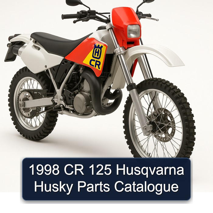1998 Husqvarna CR Models 125 Husky Parts Catalog PDF
