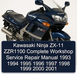 1993-2001 Kawasaki Ninja ZX-11 ZZR1100 Service Repair Workshop Manual PDF