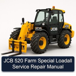 JCB 520 Farm Special Loadall Service Repair Workshop Manual PDF