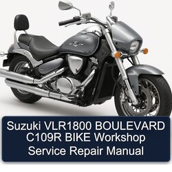 Derbi Boulevard Suzuki VLR1800 C109R Bike Service Repair Workshop Manual PDF