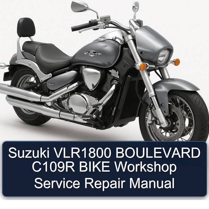 Derbi Boulevard Suzuki VLR1800 C109R Bike Service Repair Workshop Manual PDF