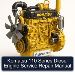 Komatsu 110 Series Diesel Engine Service Repair Workshop Manual PDF
