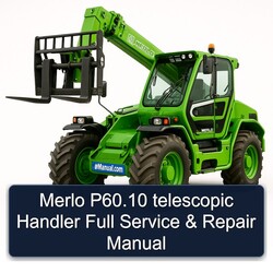 Merlo P60.10 Telescopic Handler Service Repair Workshop Manual PDF