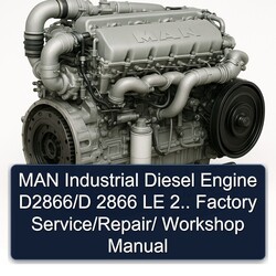 MAN D2866 Industrial Diesel Engine /d 2866 LE 2.. / Service Repair Workshop Manual PDF