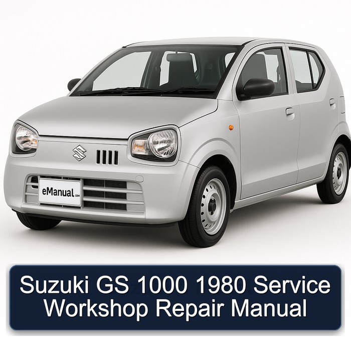 1980 Suzuki A Models GS 1000 Service Repair Workshop Manual PDF