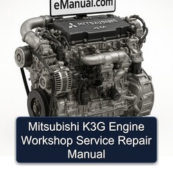 Mitsubishi 4 M Series K3G Engine Service Repair Workshop Manual PDF