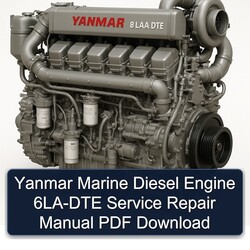 Manual de Servicio y Reparación Yanmar 6LA-DTE (PDF)