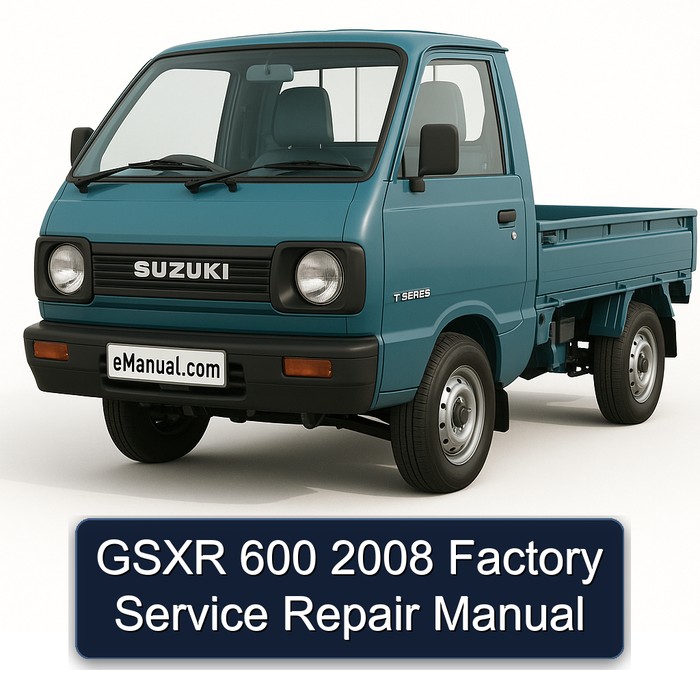 2008 Suzuki T Series Gsxr 600 Service Repair Workshop Manual PDF