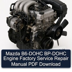 Mazda B Series B6-DOHC BP-DOHC Engine Service Repair Workshop Manual PDF
