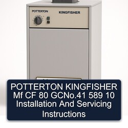 Potterton Kingfisher Mf CF 80 Gcno.41 589 10 Installation Servicing Service Repair Workshop Manual PDF