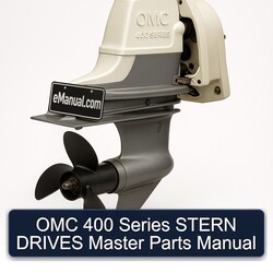 OMC 400 Series Stern Drives Master Parts Catalog PDF