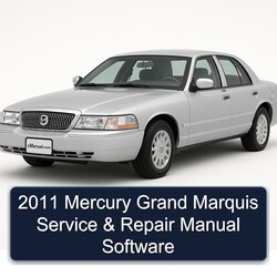 2011 Mercury Grand Marquis Software Service Repair Workshop Manual PDF